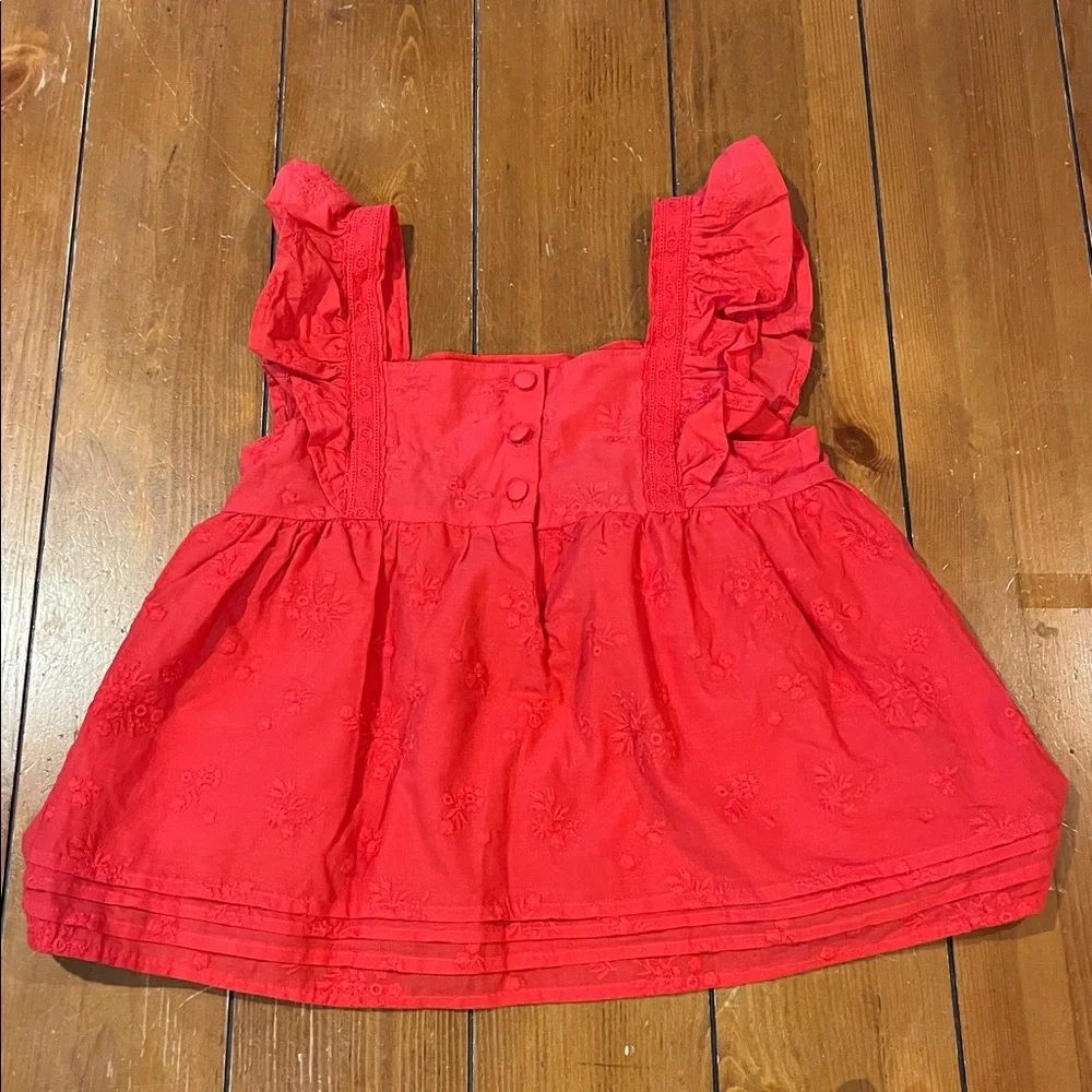 Happily Grey Kids Tangerine 2 Piece Summer Set Girls Size M (7/8) EUC
